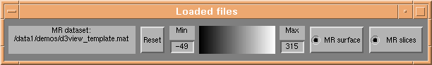 d3view Loaded files window