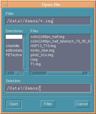 file
selection dialog